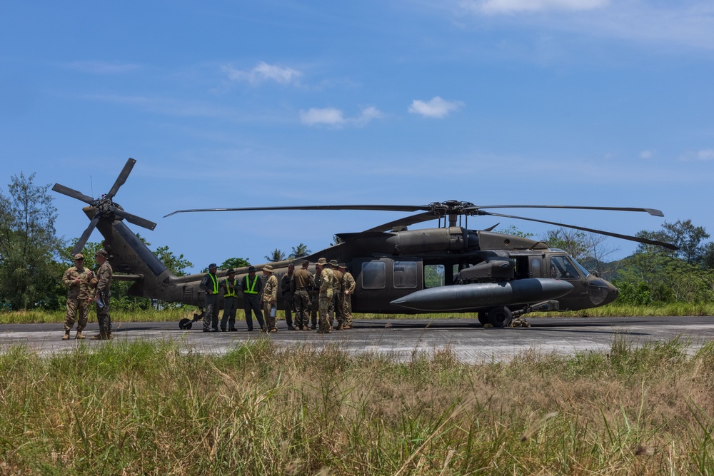 Balikatan 24: 3rd MLR Trains with U.S. Army UH-60M Black Hawk