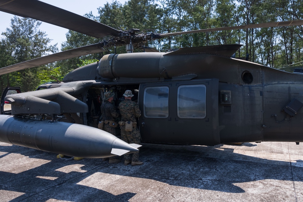 Balikatan 24: 3rd MLR Trains with U.S. Army UH-60M Black Hawk