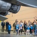 104th Fighter Wing hosts Daisy Scouts, Longmeadow senior men's social group for base tour