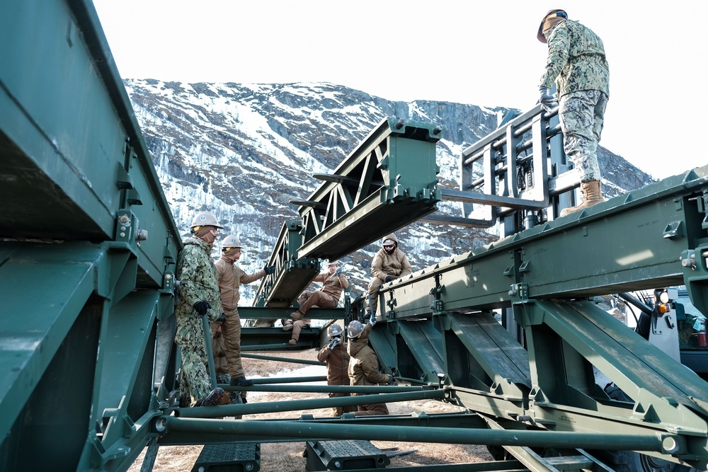 NMCB 11 in Norway for DEFENDER EUROPE 2024