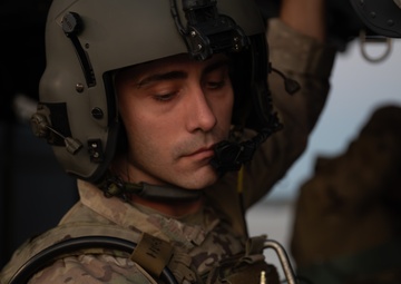 301st Rescue Squadron executes nighttime combat search and rescue training