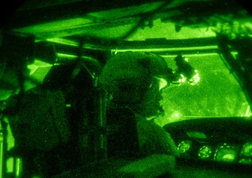 301st Rescue Squadron executes nighttime combat search and rescue training