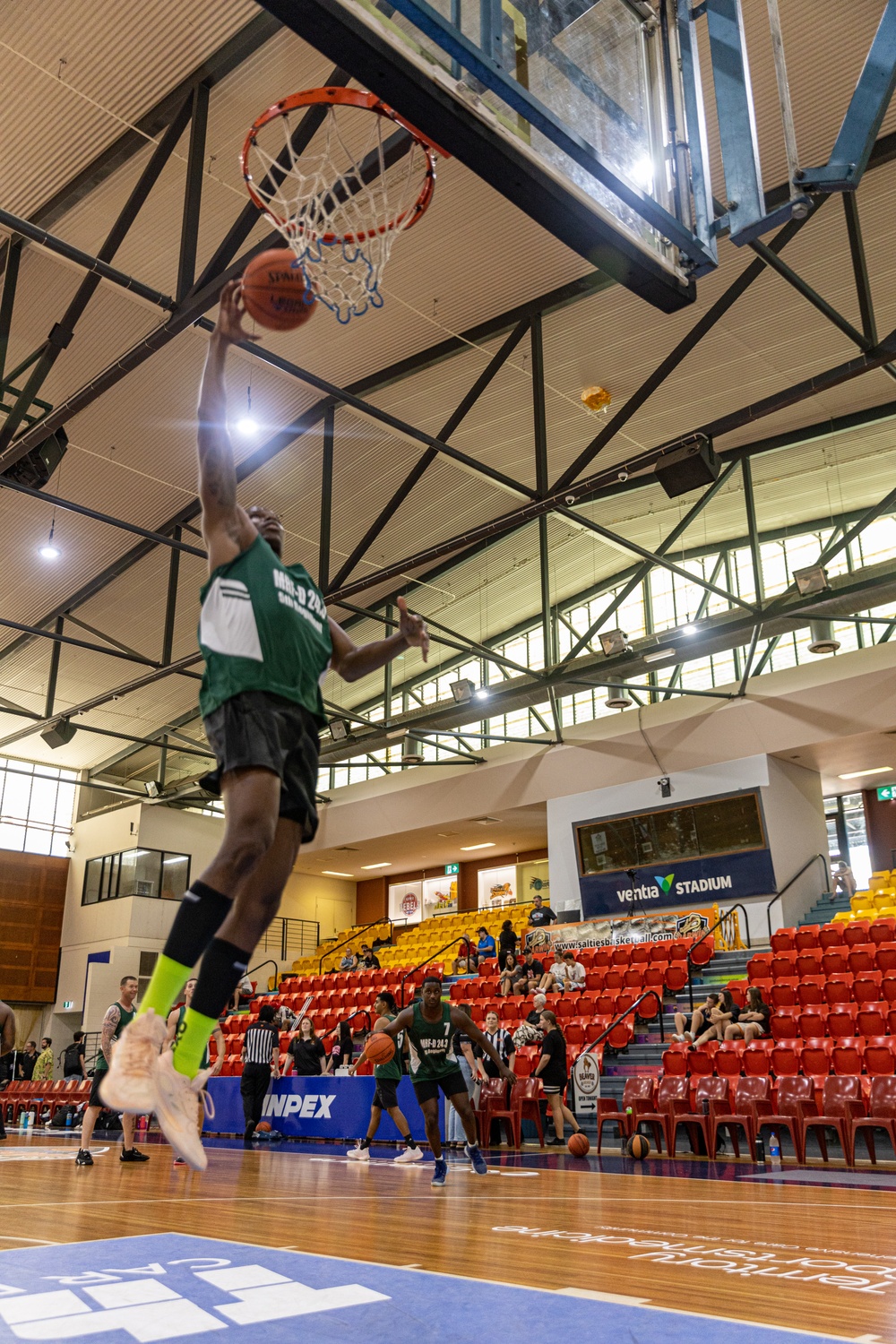 MRF-D 24.3: U.S. Marines, ADF compete in friendly basketball game