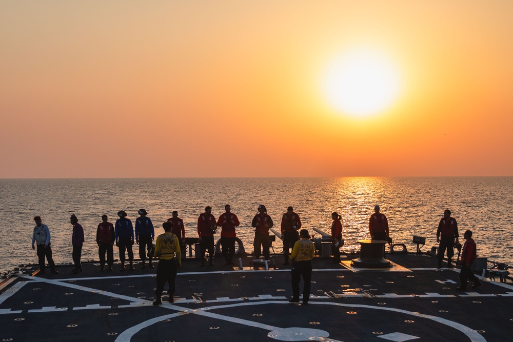 USS John S. McCain Conducts Routine Operations in the Middle East