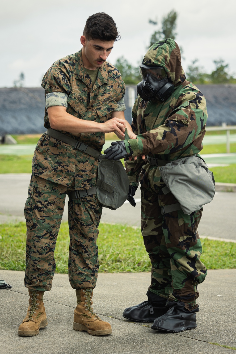 Annual Gas Chamber Training for Marines