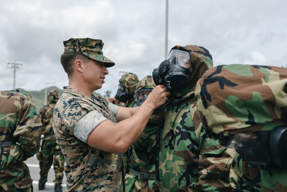 Annual Gas Chamber Training for Marines