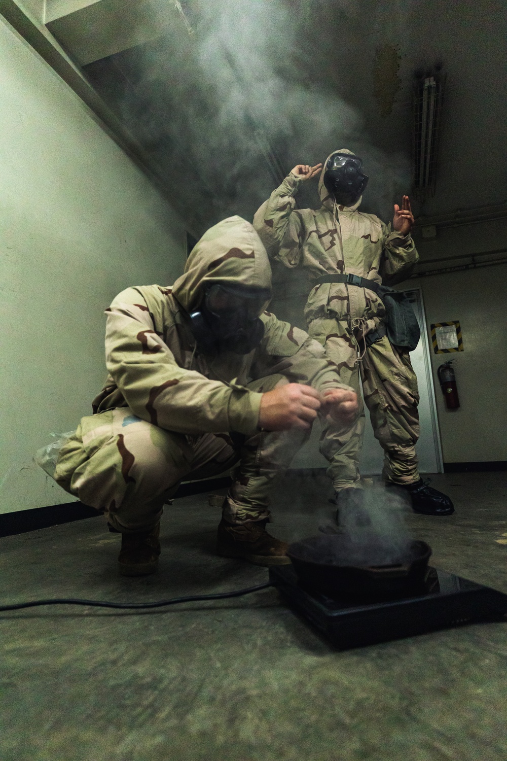 Annual Gas Chamber Training for Marines