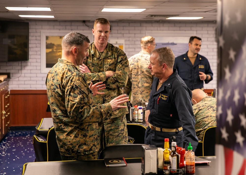 Carrier Strike Group Four and Expeditionary Operations Training Group Integrate Train Wasp Amphibious Ready Group – 24th Marine Expeditionary Unit Composite Training Unit Exercise (COMPTUEX)