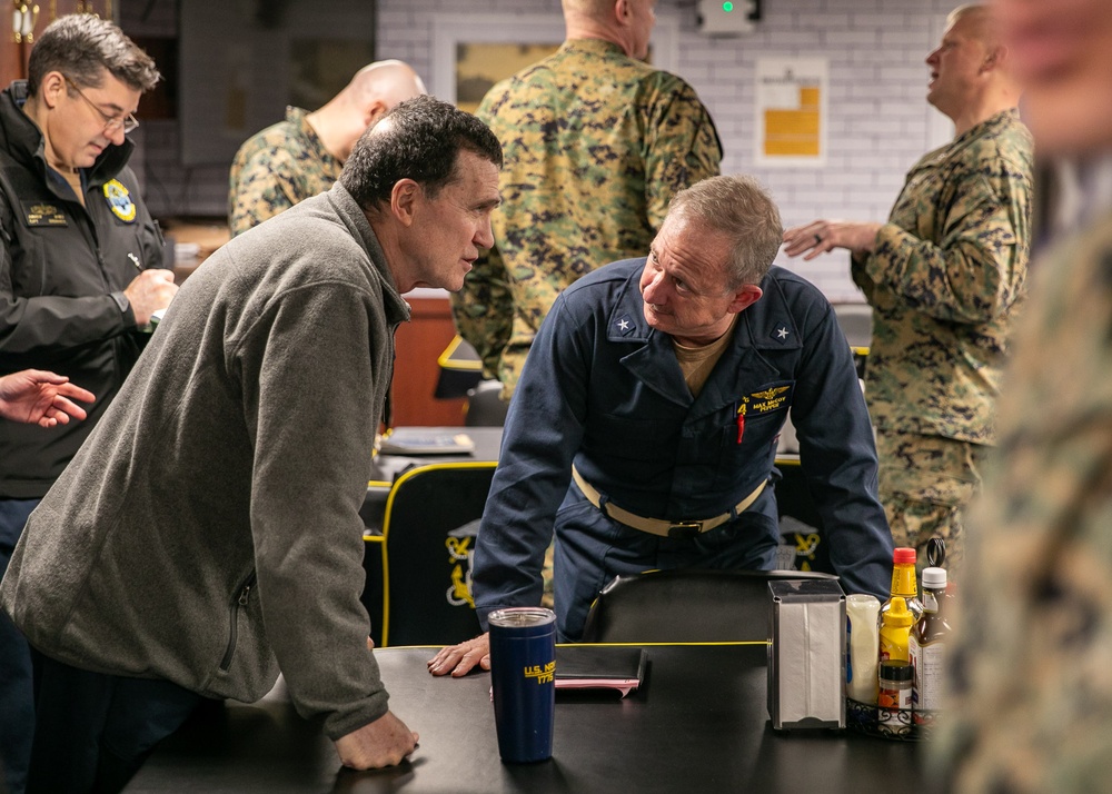 Carrier Strike Group Four and Expeditionary Operations Training Group Integrate Train Wasp Amphibious Ready Group – 24th Marine Expeditionary Unit Composite Training Unit Exercise (COMPTUEX)