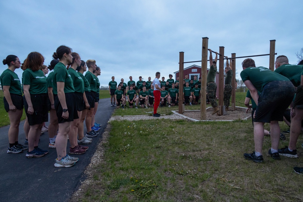 9th Marine Corps District Mini Officer Candidate School Day One