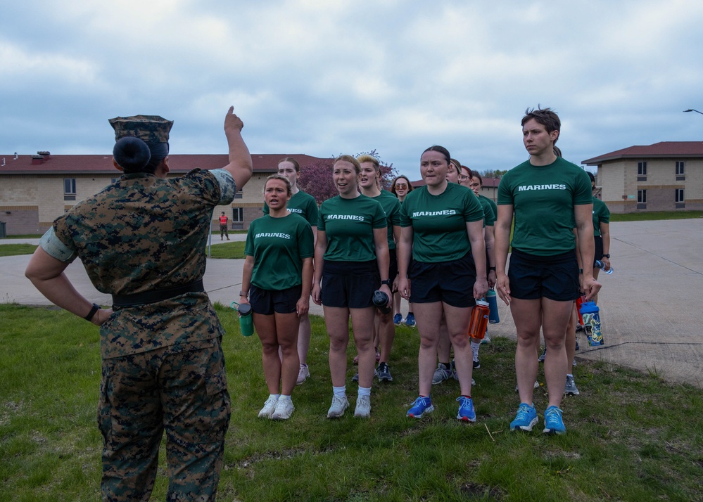 9th Marine Corps District Mini Officer Candidate School Day One