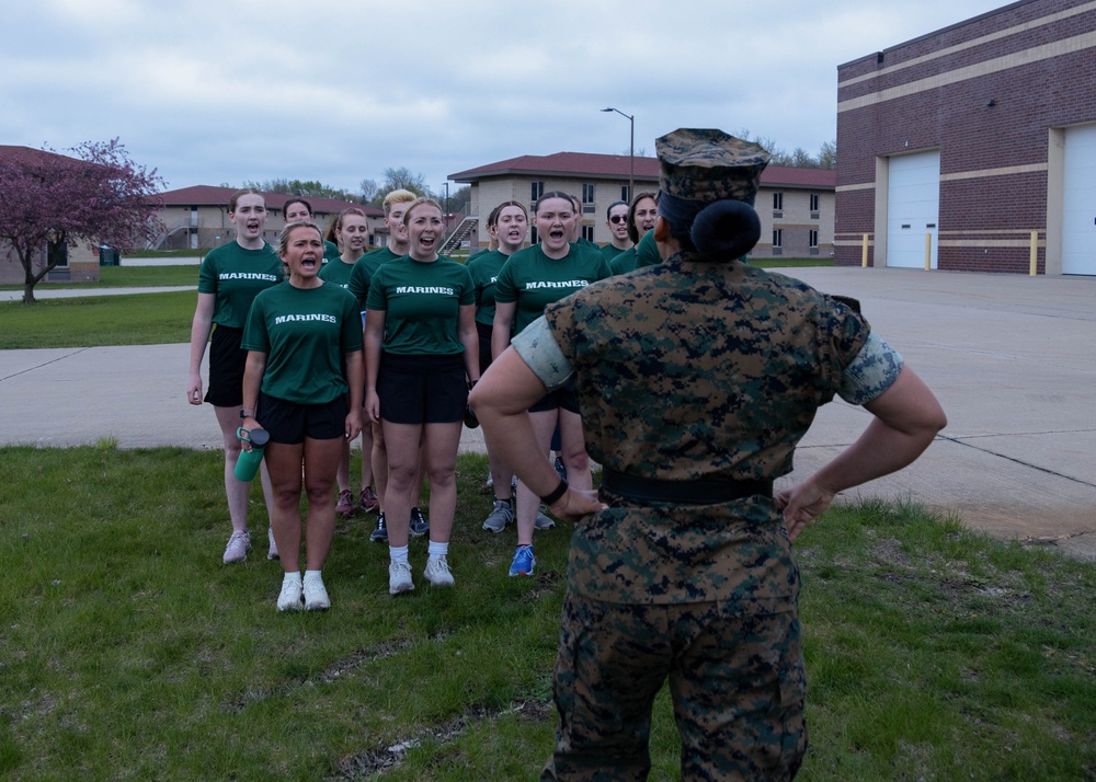 9th Marine Corps District Mini Officer Candidate School Day One