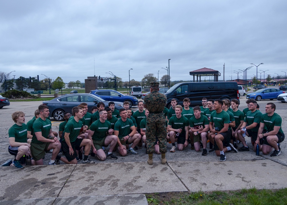 9th Marine Corps District Mini Officer Candidate School Day One