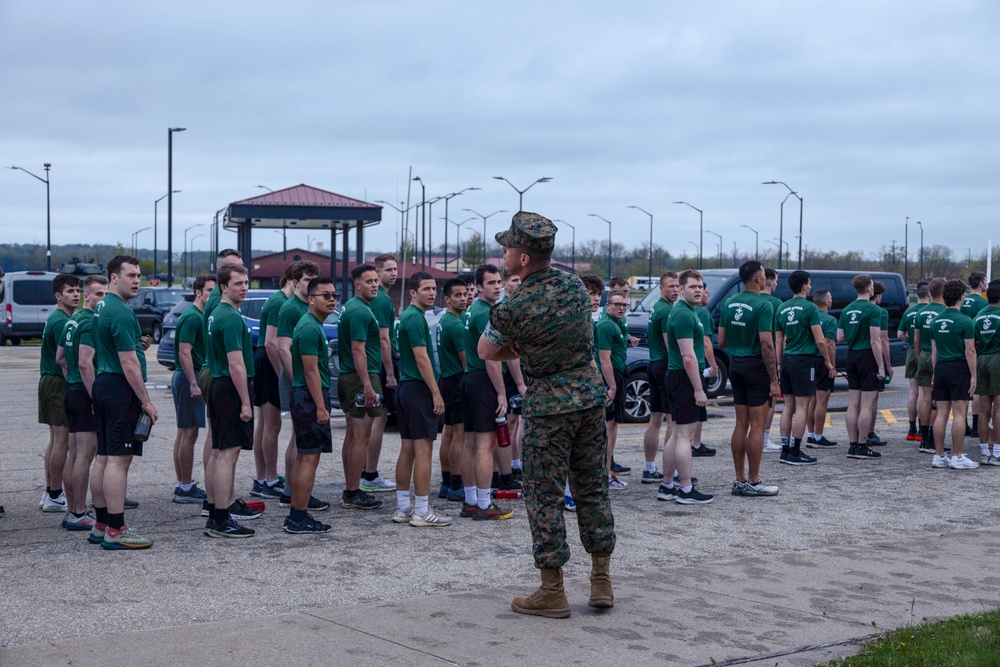 9th Marine Corps District Mini Officer Candidate School Day One