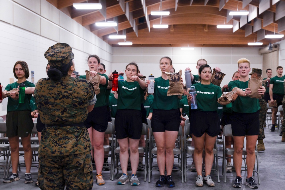 9th Marine Corps District Mini Officer Candidate School Day One