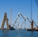 Key Bridge Response crews prepare bridge wreckage for removal