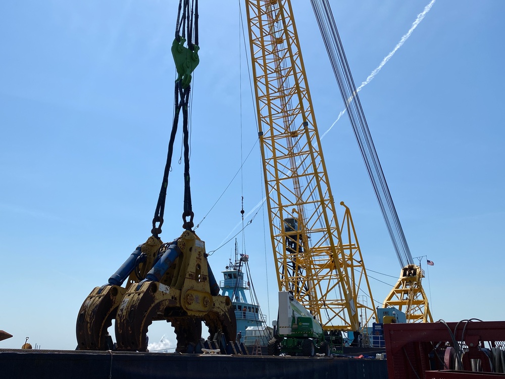 Two million pounds of wreckage-clearing power