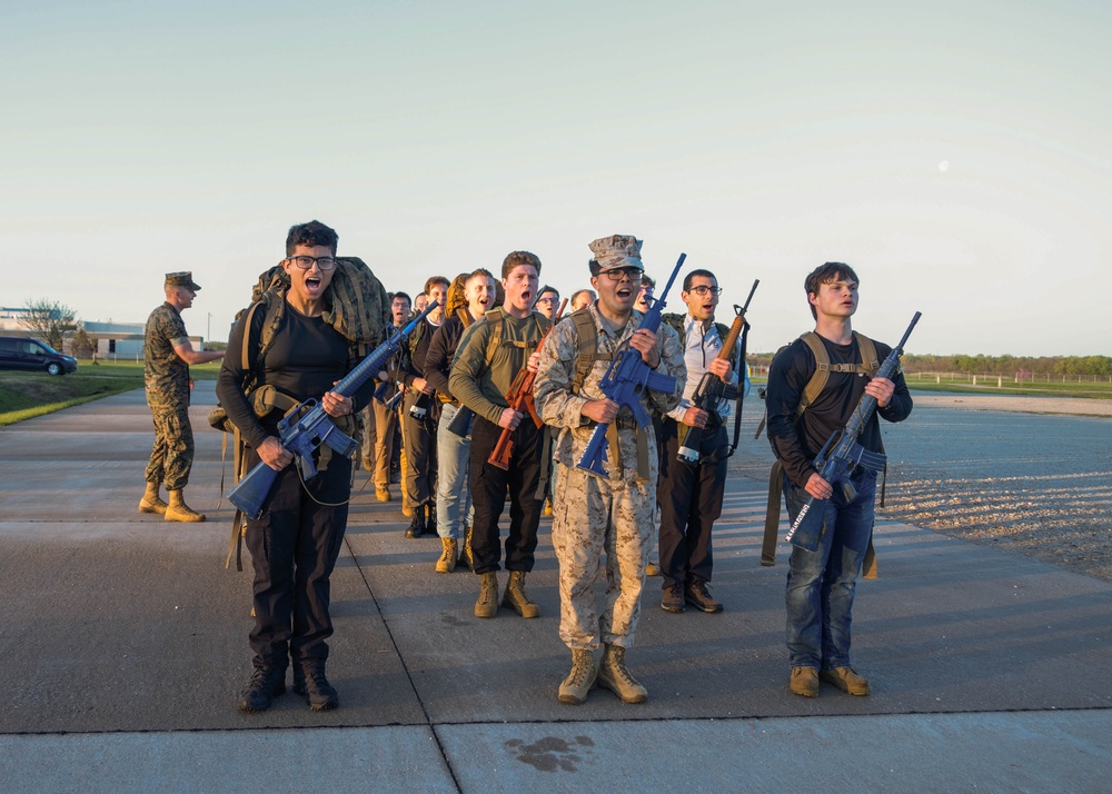 9th Marine Corps District Mini Officer Candidate School Day Two