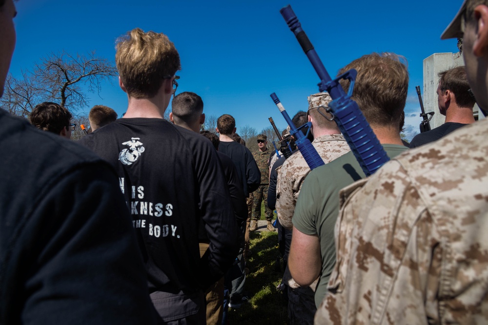 9th Marine Corps District Mini Officer Candidate School Day Two