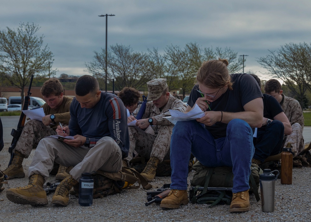 9th Marine Corps District Mini Officer Candidate School Day Two