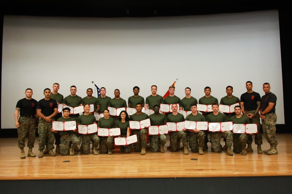 Marine Corps Martial Arts Instructor Course Graduation
