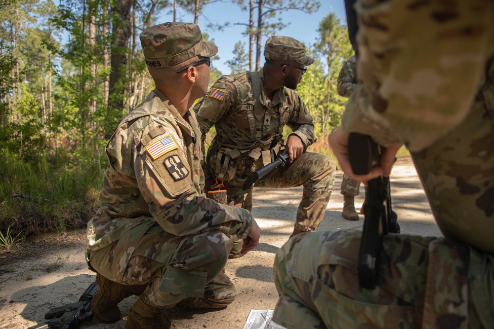 Land Navigation and Casualty Care training at Fort Stewart