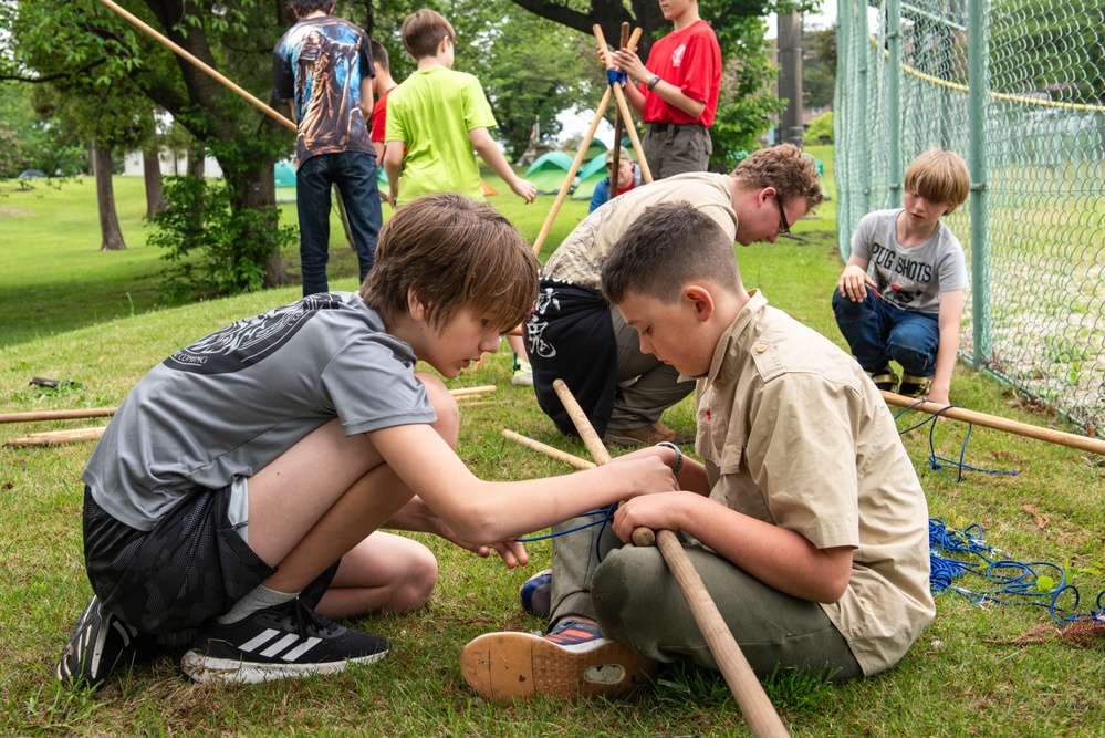 NAF Atsugi Hosts Spring Camporee