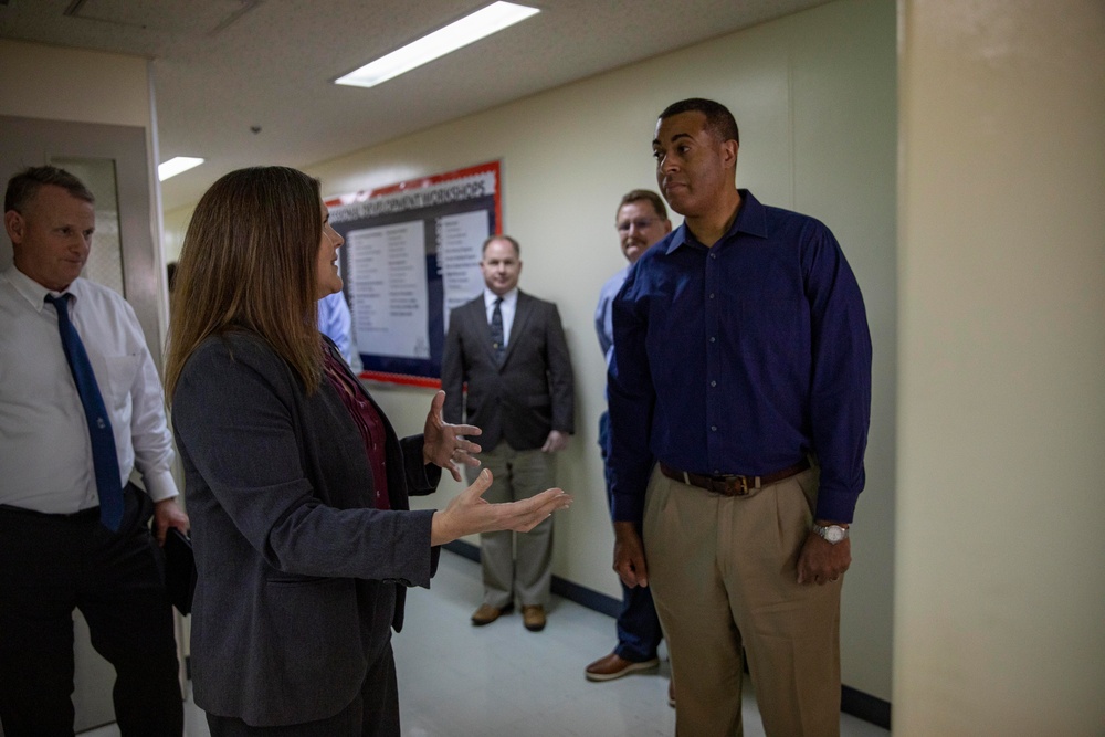 Stopping by: Franklin  Parker Visits MCAS Iwakuni