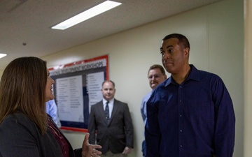 Stopping by: Franklin  Parker Visits MCAS Iwakuni