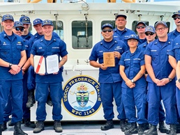 USCGC Frederick Hatch (WPC 1143) received Hopley Yeaton award for excellence