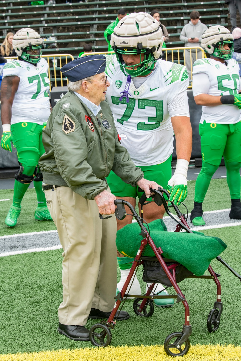 Oregon National Guard supports the University of Oregon Spring Football Game