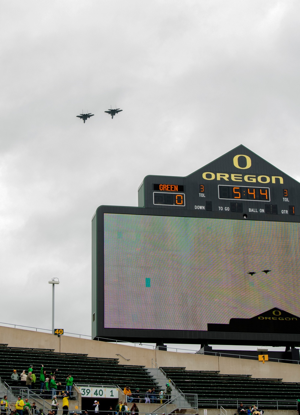 Oregon National Guard supports the University of Oregon Spring Football Game