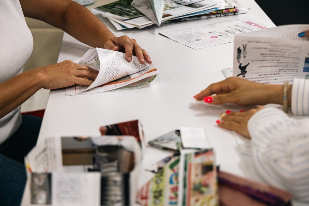 Camp Foster hosts origami event to recycle newspaper | Earth Day 2024