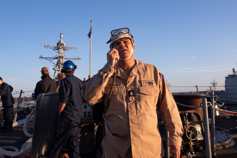 USS Paul Ignatius (DDG 117) Rota Sea and Anchor