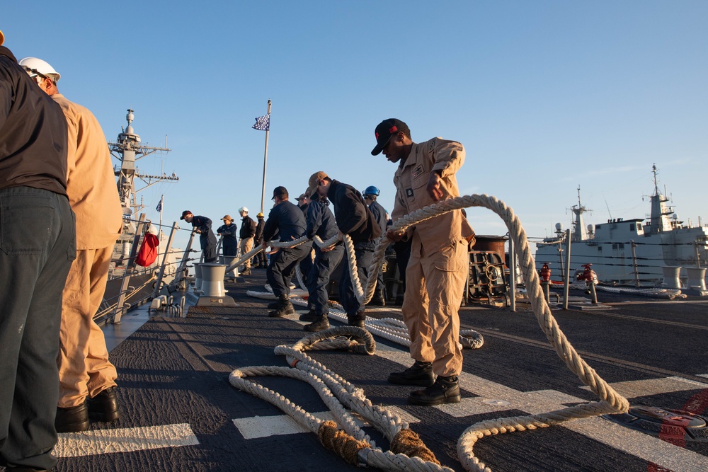 USS Paul Ignatius (DDG 117) Rota Sea and Anchor