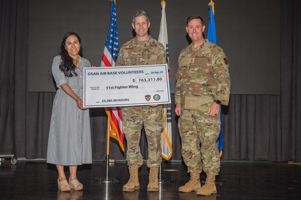 Osan hosts volunteer appreciation event