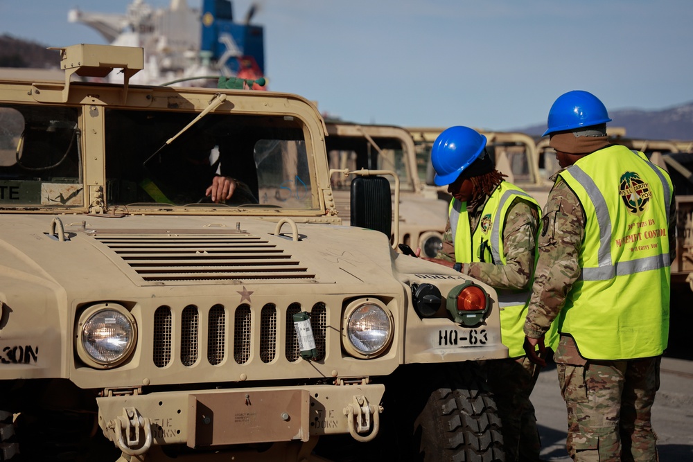 21st Theater Sustainment Command begins joint onward movement mission with 10th Mountain Division