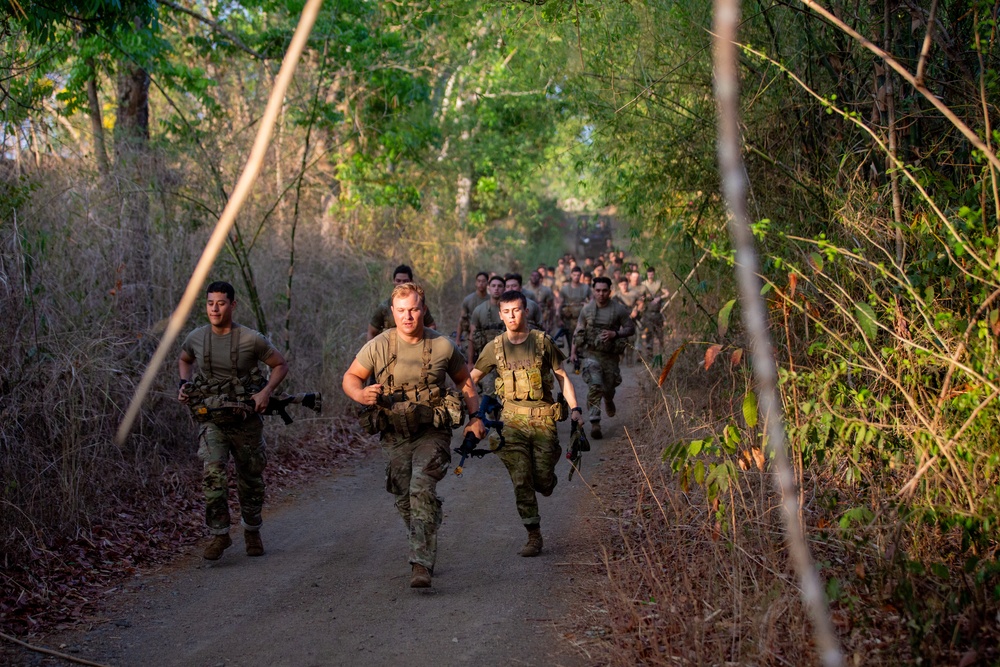 Balikatan 24: Jungle Operations Training Course students Conduct Jungle 5k in the Philippines