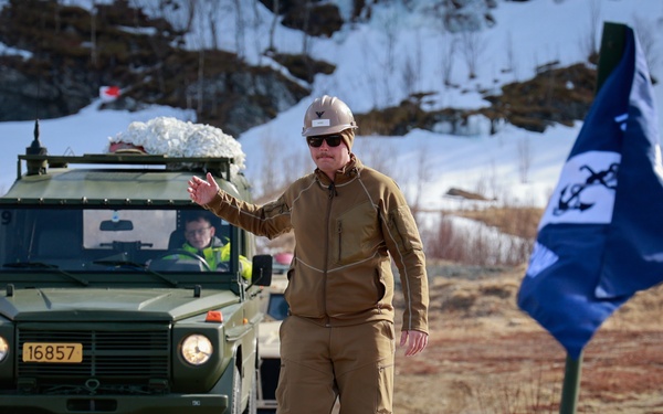 U.S. Navy Seabees join forces with the Army and Norway for bridge construction