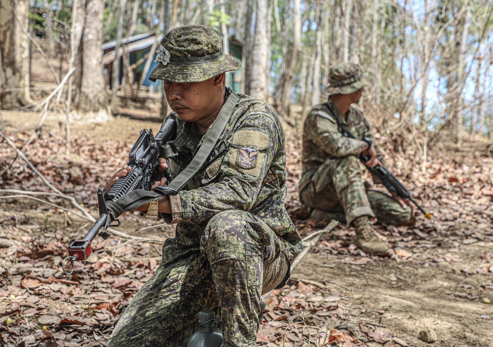 Balikatan 24: Jungle Operations Training Course students conduct jungle survival classes and practical exercises