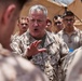 Maj. Gen. Sofge visits MACS-2 Bravo Company