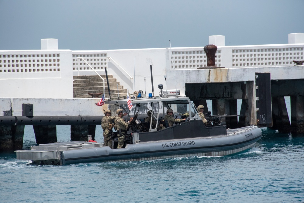 Coast Guard Reserve Conducts Exercise Poseidon's Domain