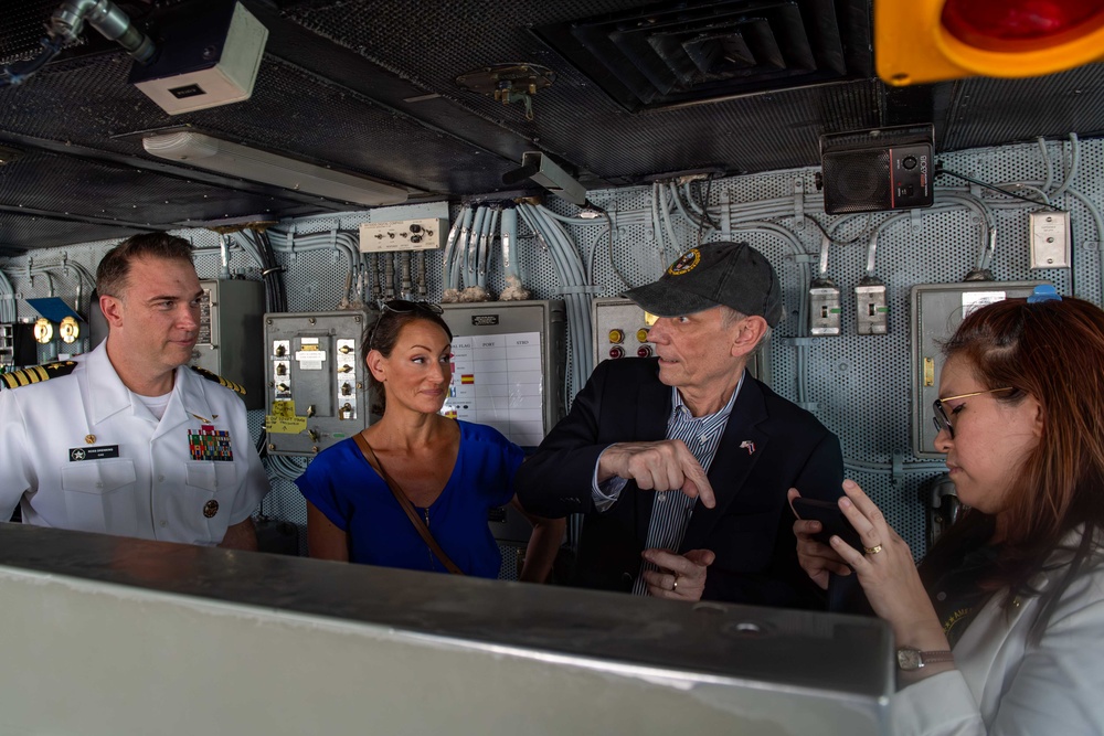 U.S. Ambassador to Thailand Tours Theodore Roosevelt