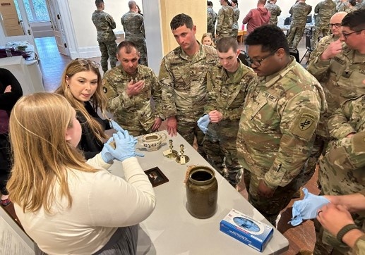 And Army Civil Affairs Soldiers Partner To Improve Artifact Preservation Techniques