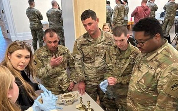 Grad Students And Army Civil Affairs Soldiers Partner To Improve Artifact Preservation Techniques