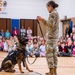 Malmstrom kennel performs demo for local elementary school