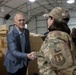 CMSAF 16 and CMSgt Easton visit Wright-Patt