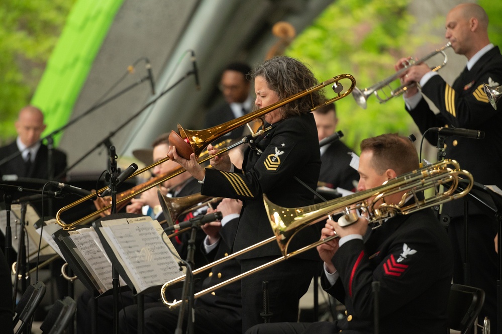 U.S. Navy Band Commodores perform at the Chrysalis at Merriweather Park