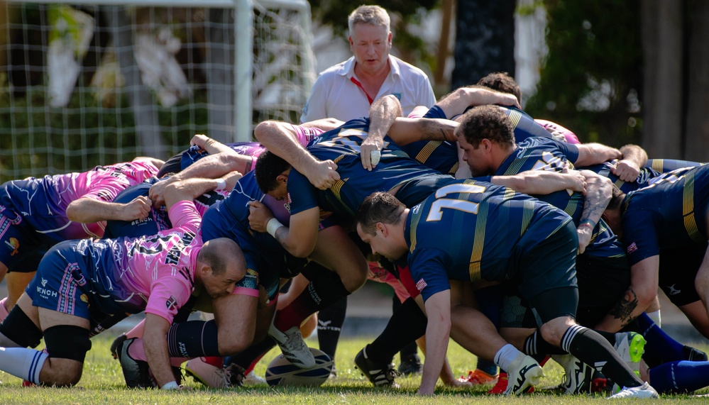 Theodore Roosevelt Play Pattaya Panthers in Rugby Game