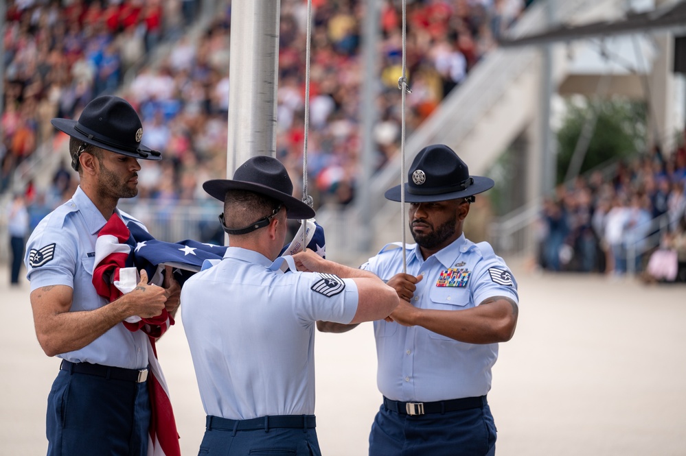 DVIDS - Images - USAF and USSF BMT Coin Ceremony, Graduation -- 24-25 ...